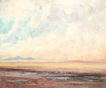 Marine CGF paysage Gustave Courbet Peinture à l'huile